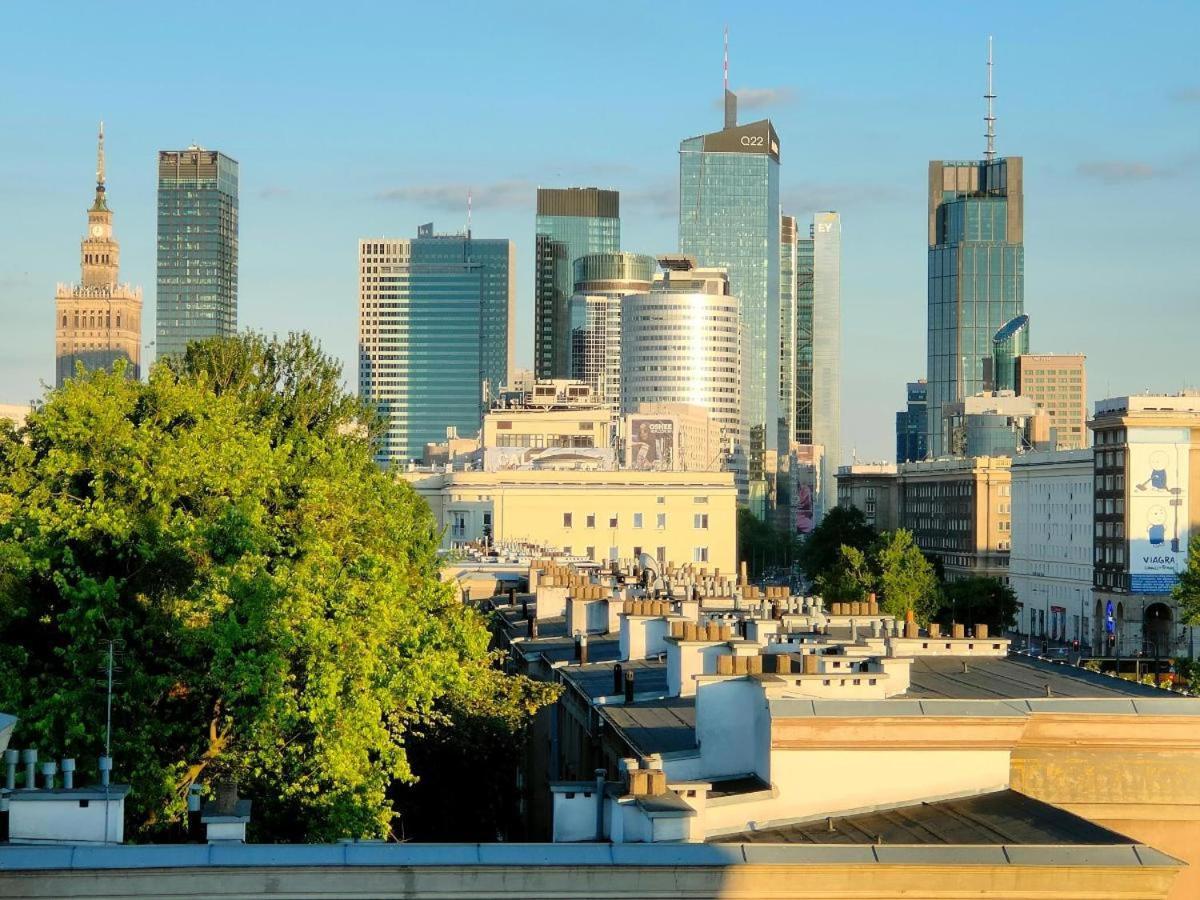 Nowolipki Studio, City Center Skyline View - Warsawstay ภายนอก รูปภาพ